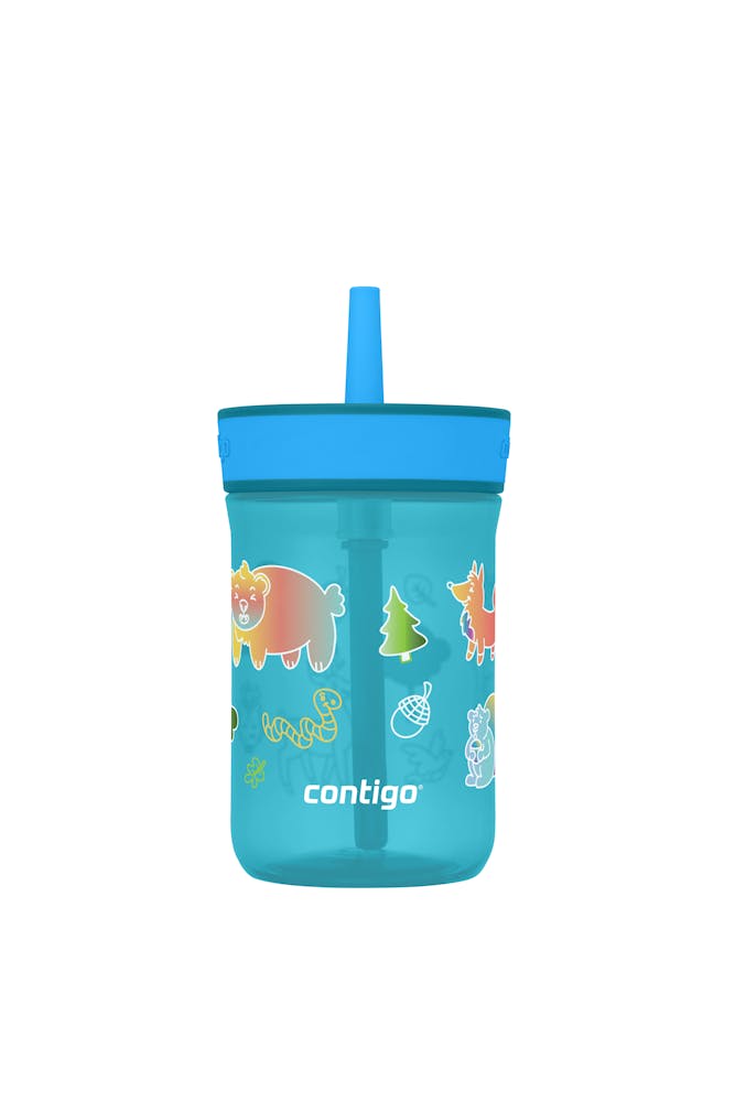 Kids’ Leighton Straw Tumbler with Spill-Proof Leak-Proof Lid, 14oz K6