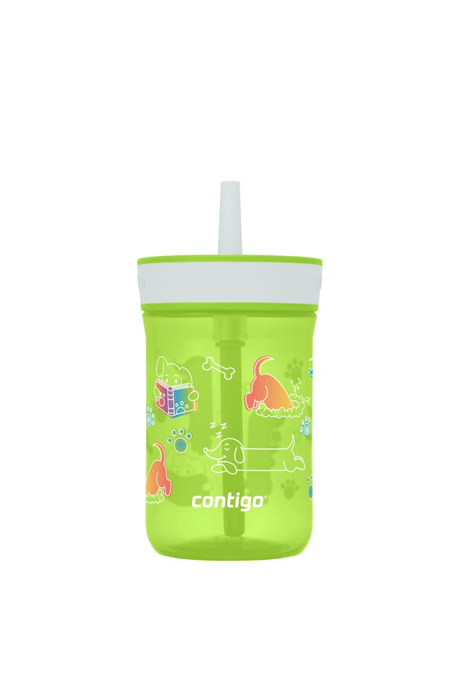 Kids’ Leighton Straw Tumbler with Spill-Proof Leak-Proof Lid, 14oz K6